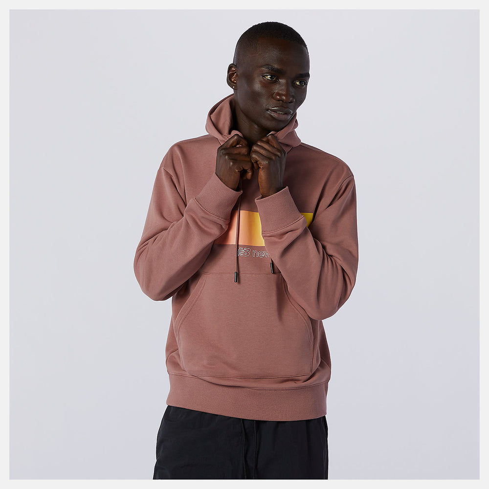 Red NB Sport Style Optiks Hoodie New Balance Clothing