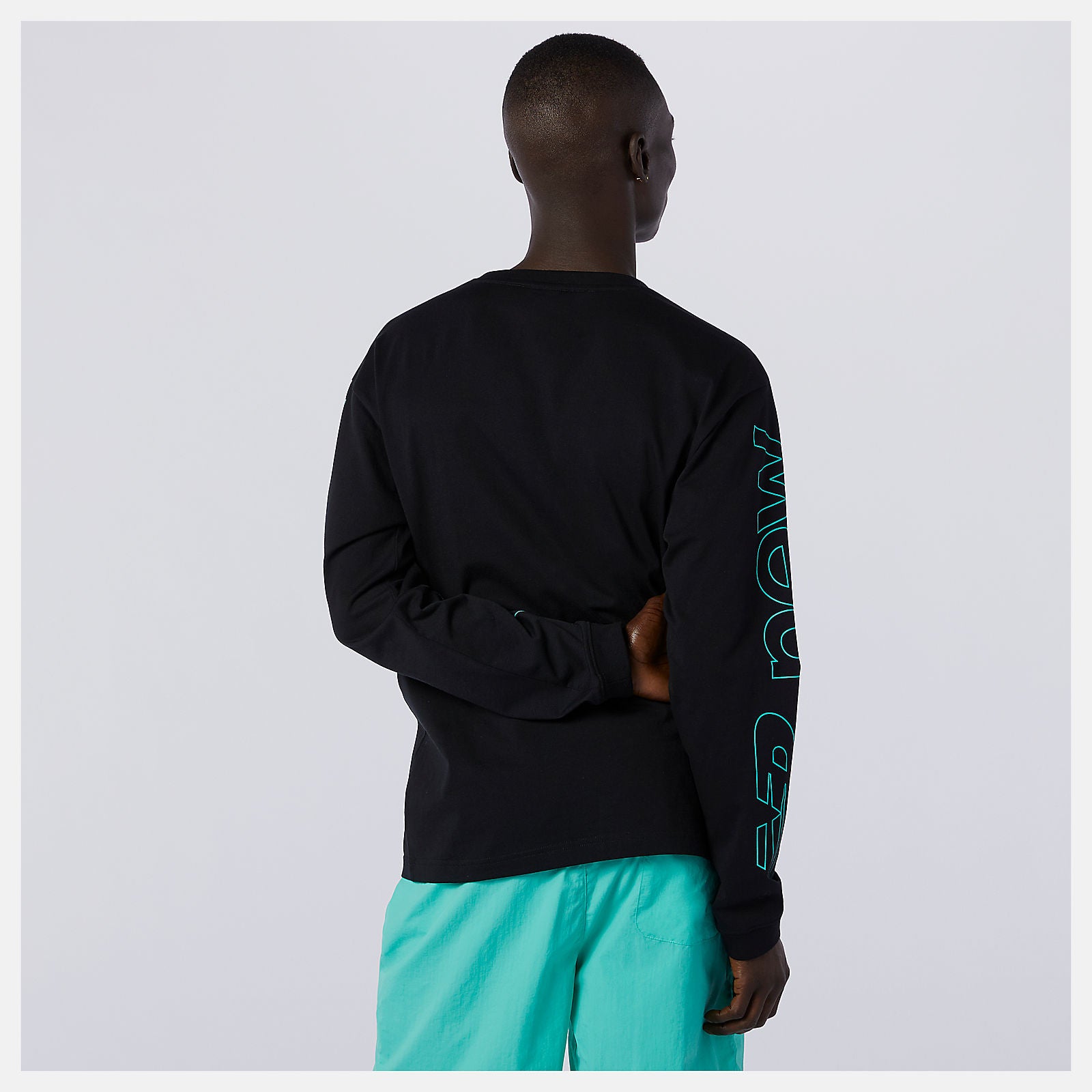 Black NB Sport Style Optiks Longsleeve Tee New Balance Clothing