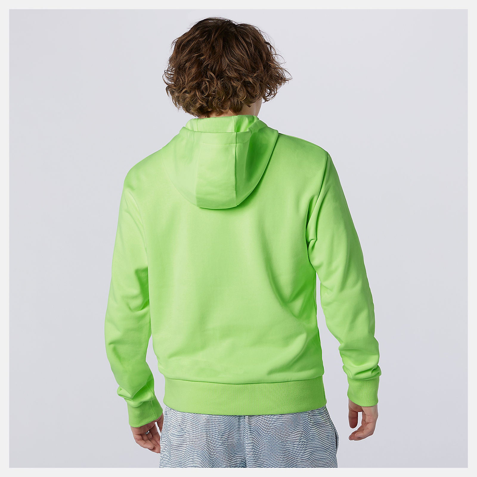 Bleached Lime Glo NB Athletics Psy Varsity Hoodie New Balance Clothing