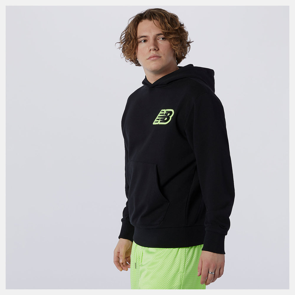 Black NB Athletics Psy Varsity Hoodie New Balance Clothing