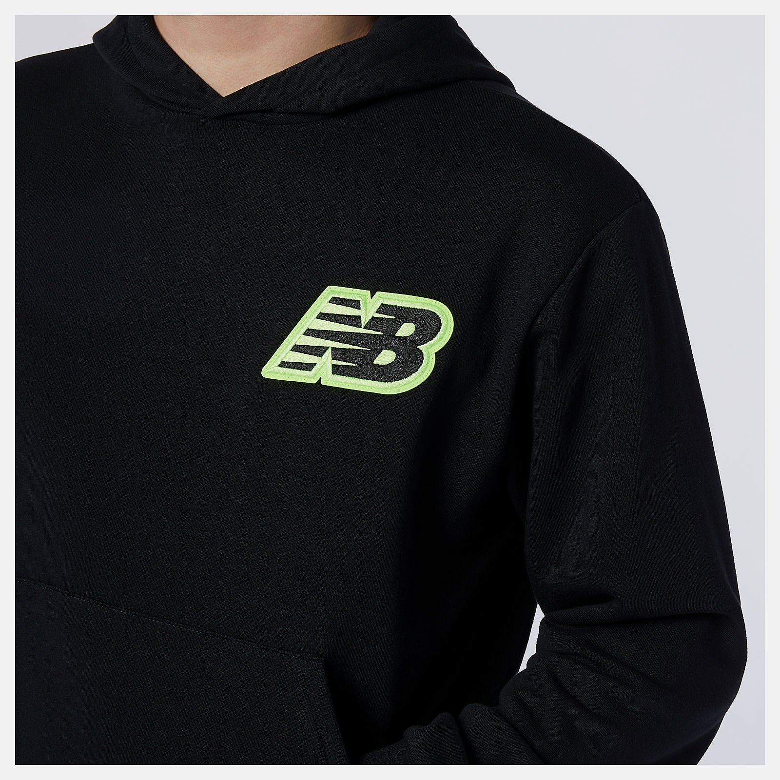 Black NB Athletics Psy Varsity Hoodie New Balance Clothing