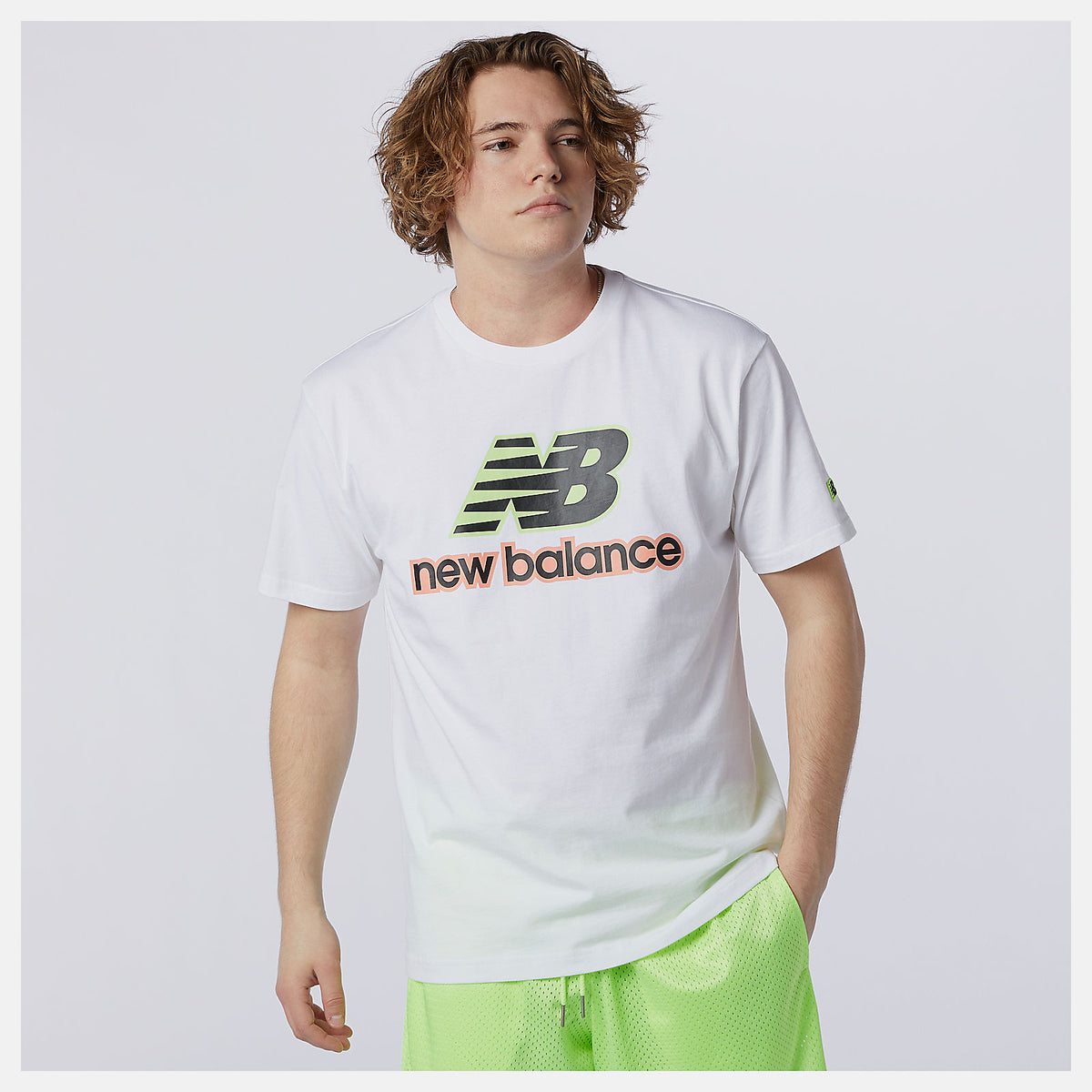 White NB Athletics Psych Varsity Tee New Balance Clothing
