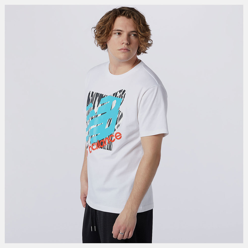 White NB Athletics Oversized NB Tee New Balance Clothing