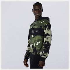 Black/Magnet NB Essentials Fleece Camo Hoodie New Balance Clothing