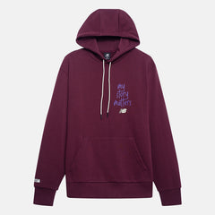 NB Burgundy My Story Matters Hoodie New Balance Clothing