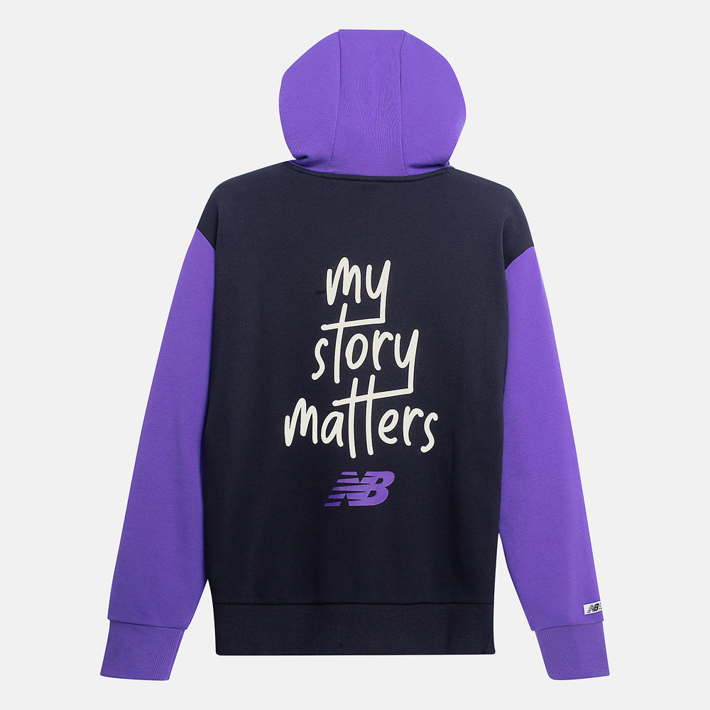 Prism Purple My Story Matters Hoodie New Balance Clothing