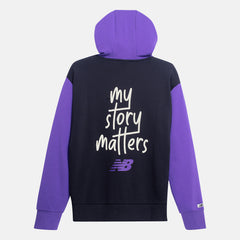Prism Purple My Story Matters Hoodie New Balance Clothing