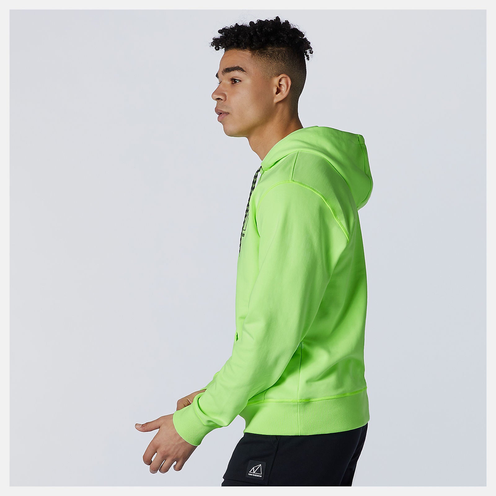 Bleached Lime Glo NB All Terrain Hoodie New Balance Clothing