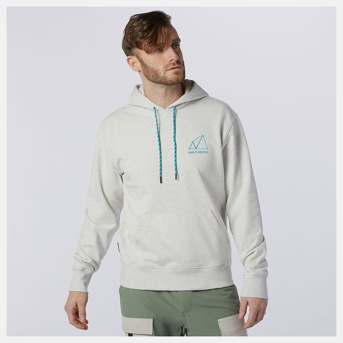 Sea Salt Heather NB All Terrain Hoodie New Balance Clothing