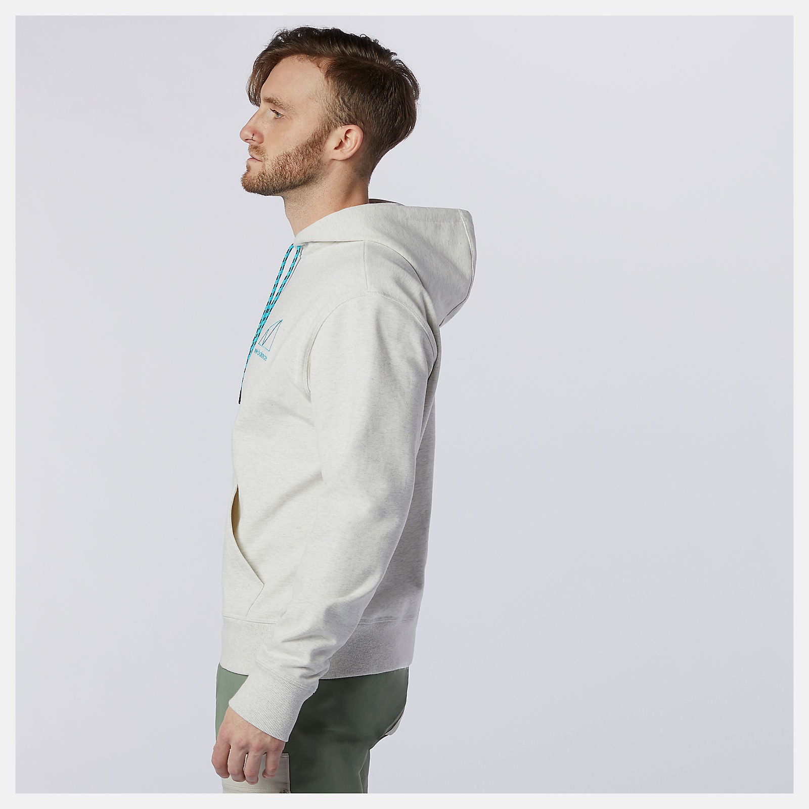 Sea Salt Heather NB All Terrain Hoodie New Balance Clothing