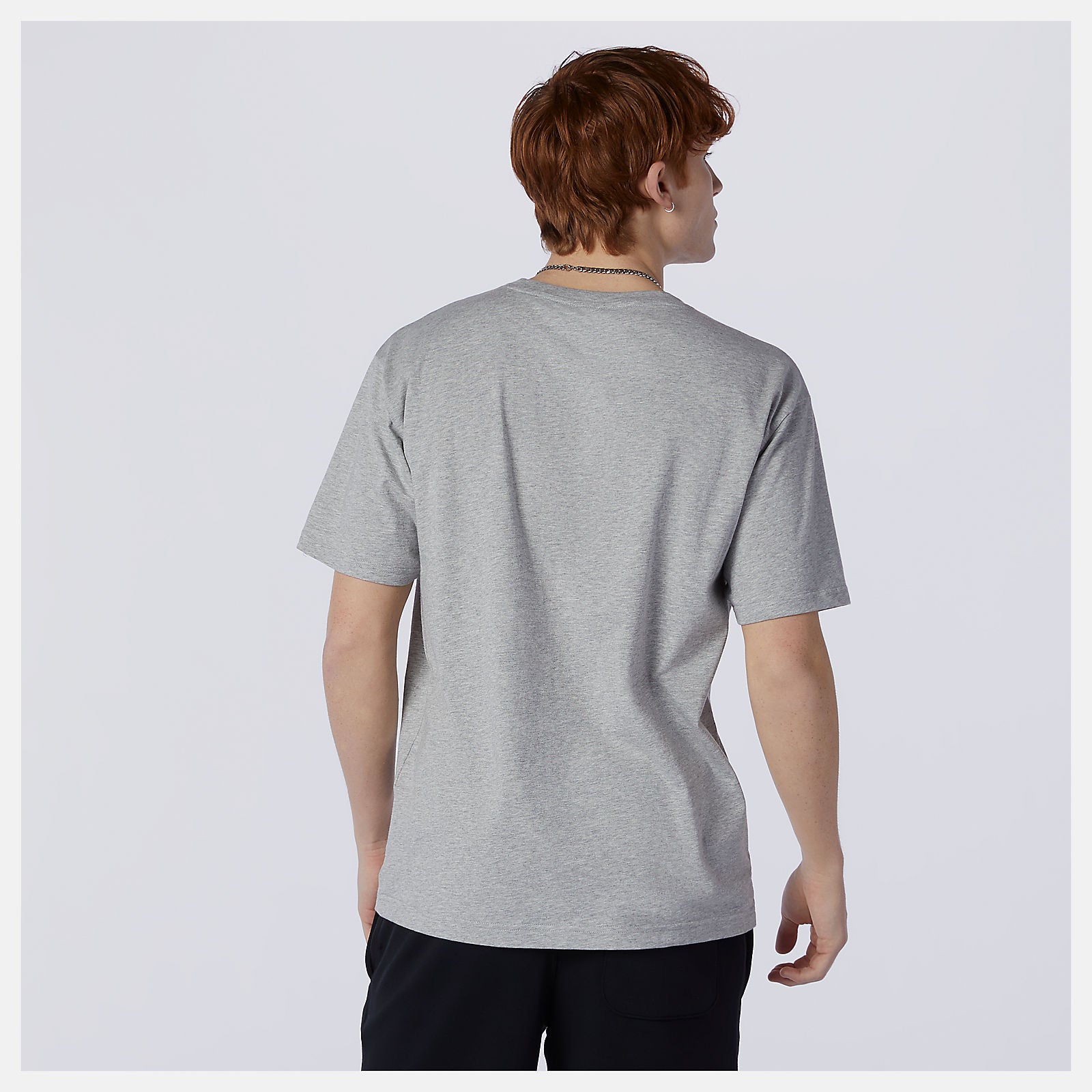 Athletic Grey NB Essentials Embroidered Tee New Balance Clothing