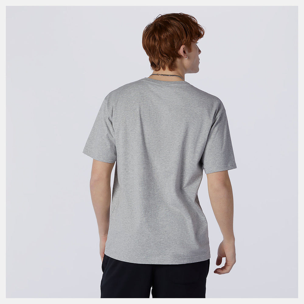 Athletic Grey NB Essentials Embroidered Tee New Balance Clothing