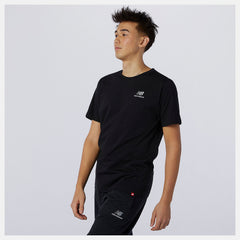 Black NB Essentials Embroidered Tee New Balance Clothing