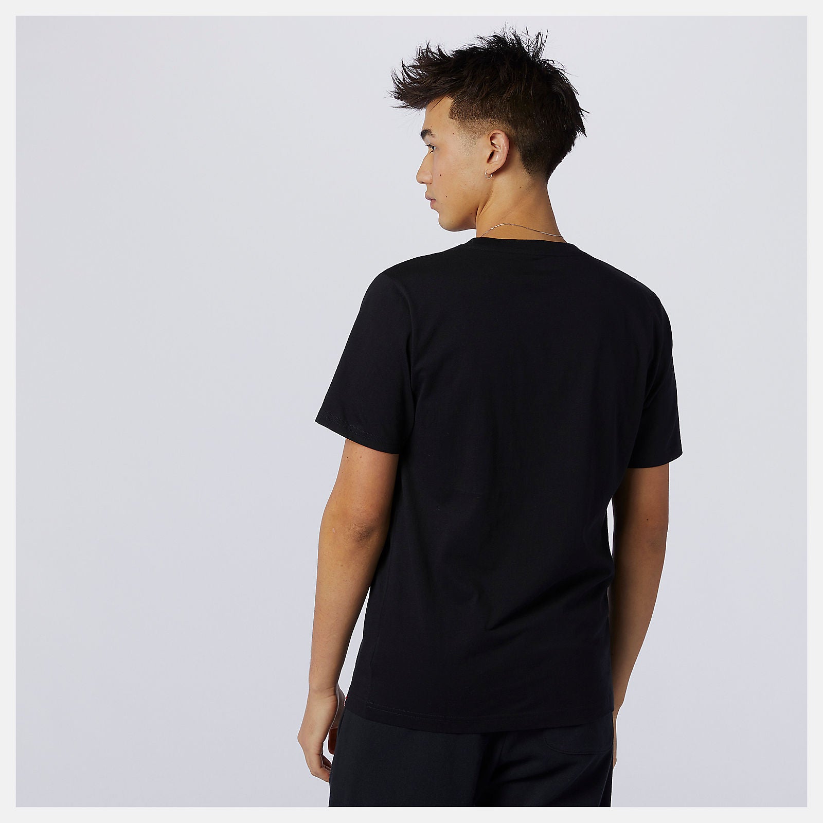 Black NB Essentials Embroidered Tee New Balance Clothing