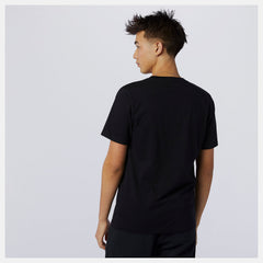 Black NB Essentials Embroidered Tee New Balance Clothing