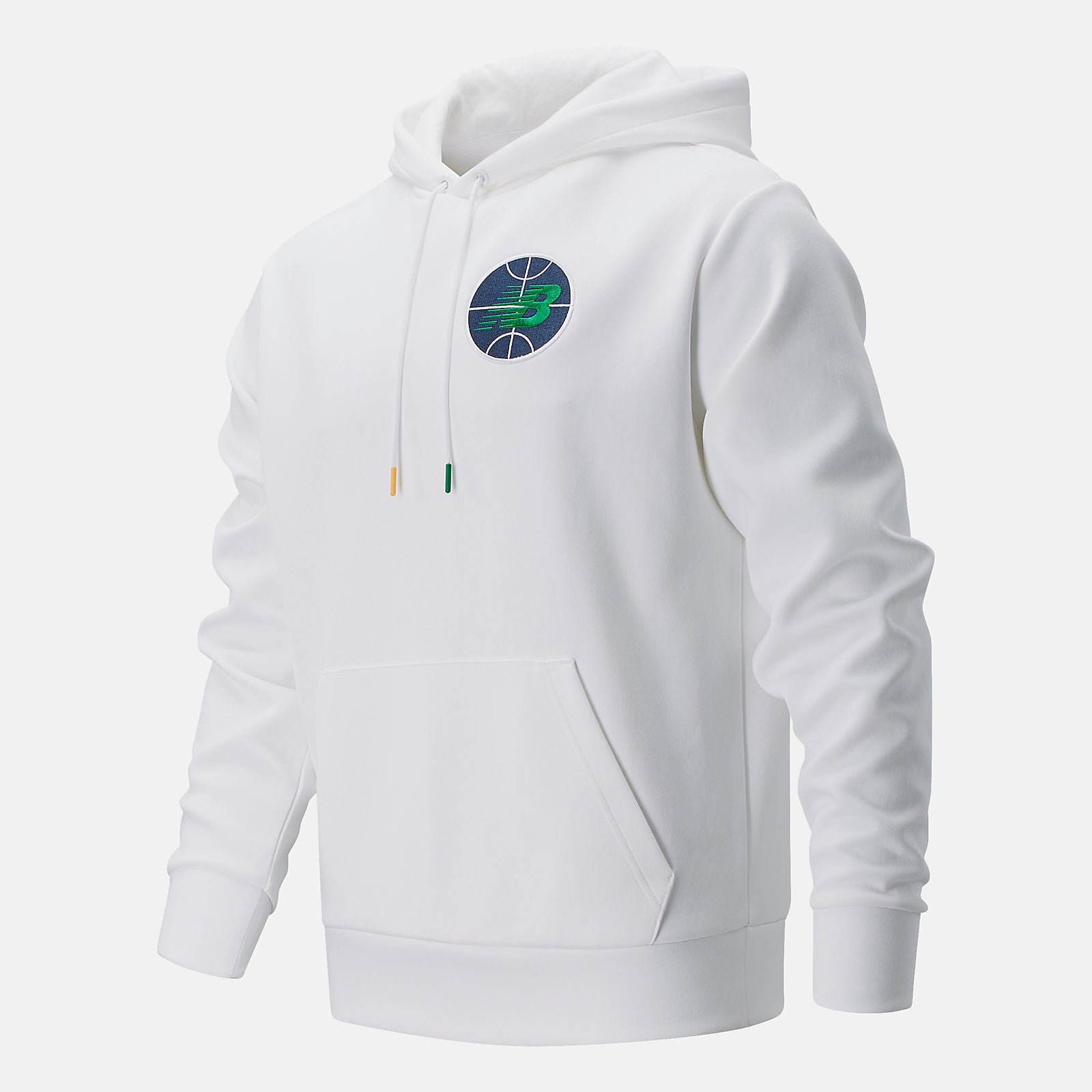 White NB Basketball Colorized Court Hoodie New Balance Clothing
