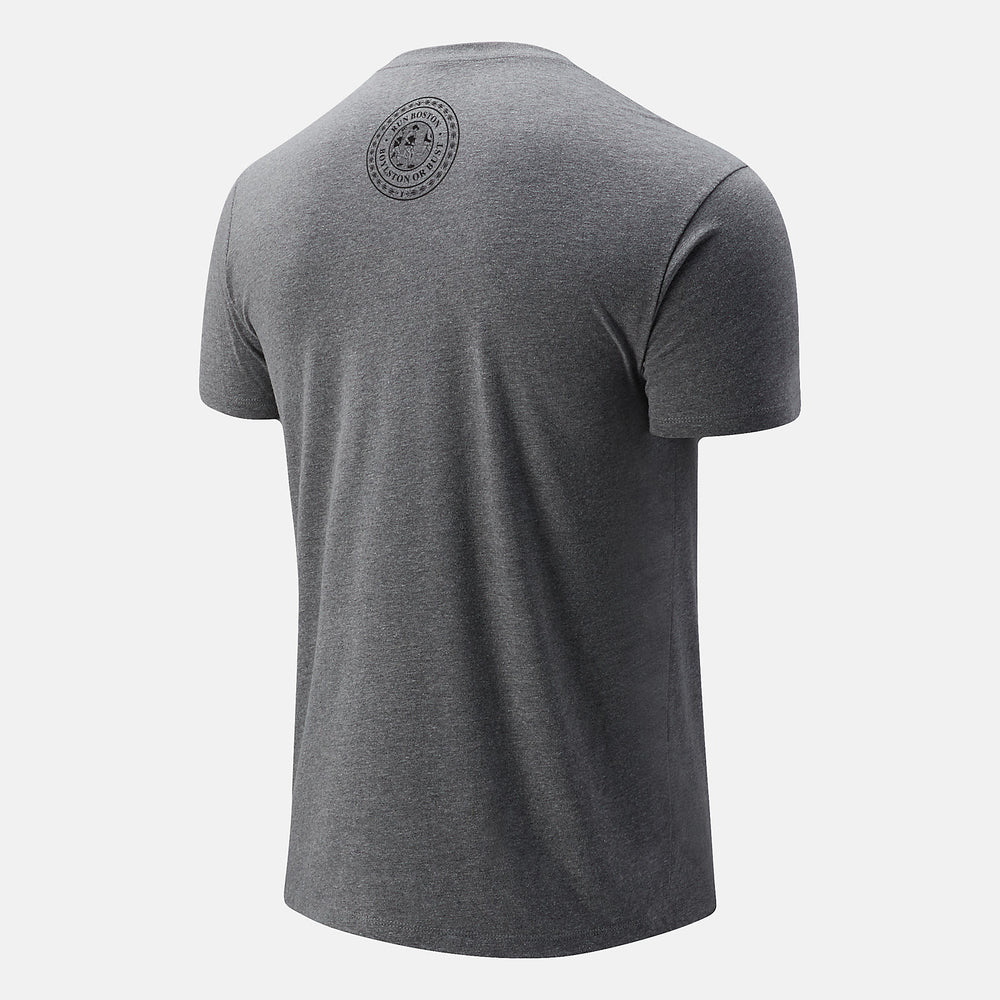 Athletic Grey Boston INBound Green Line Graphic Tee New Balance Clothing