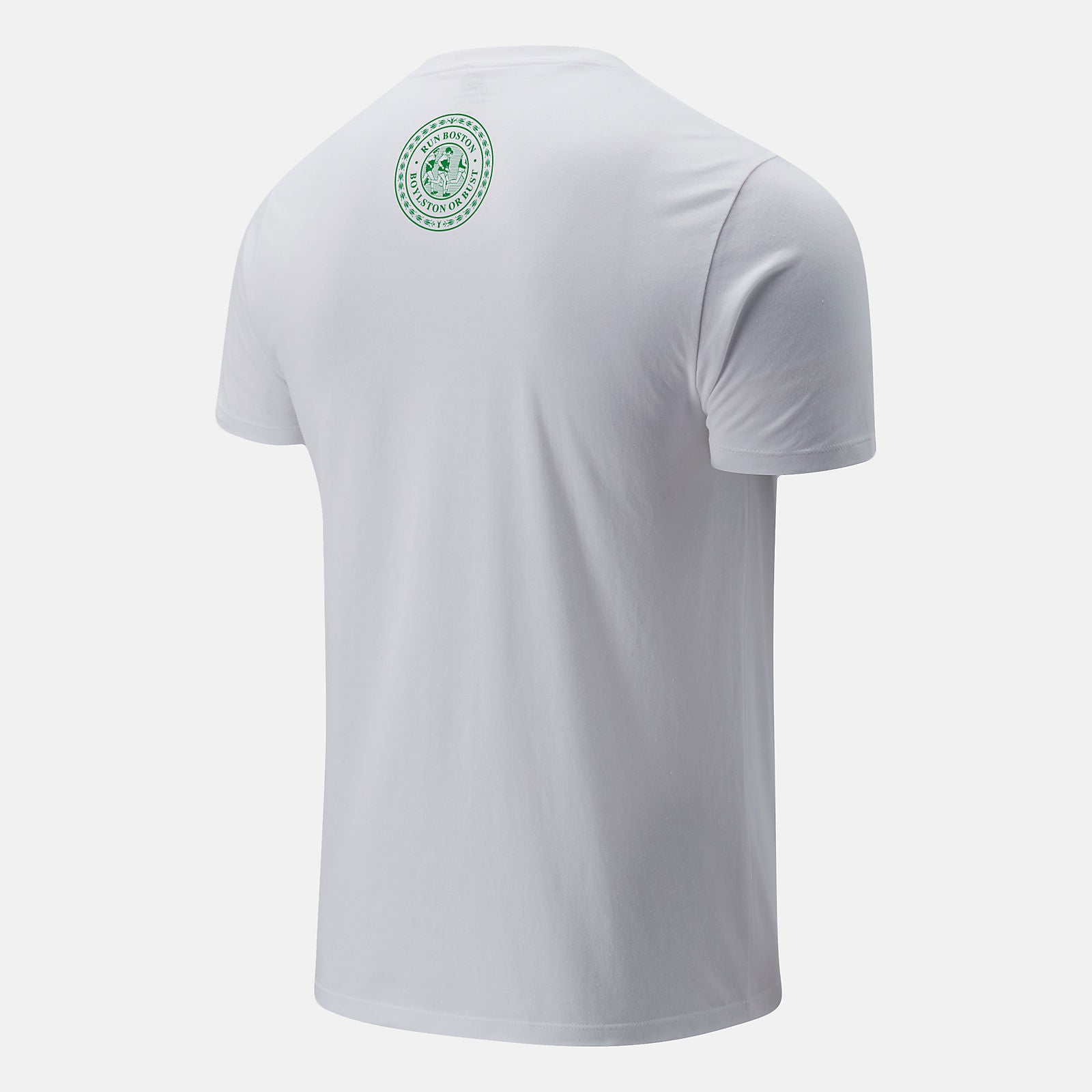 White Boston One Mile To Go Graphic Tee New Balance Clothing