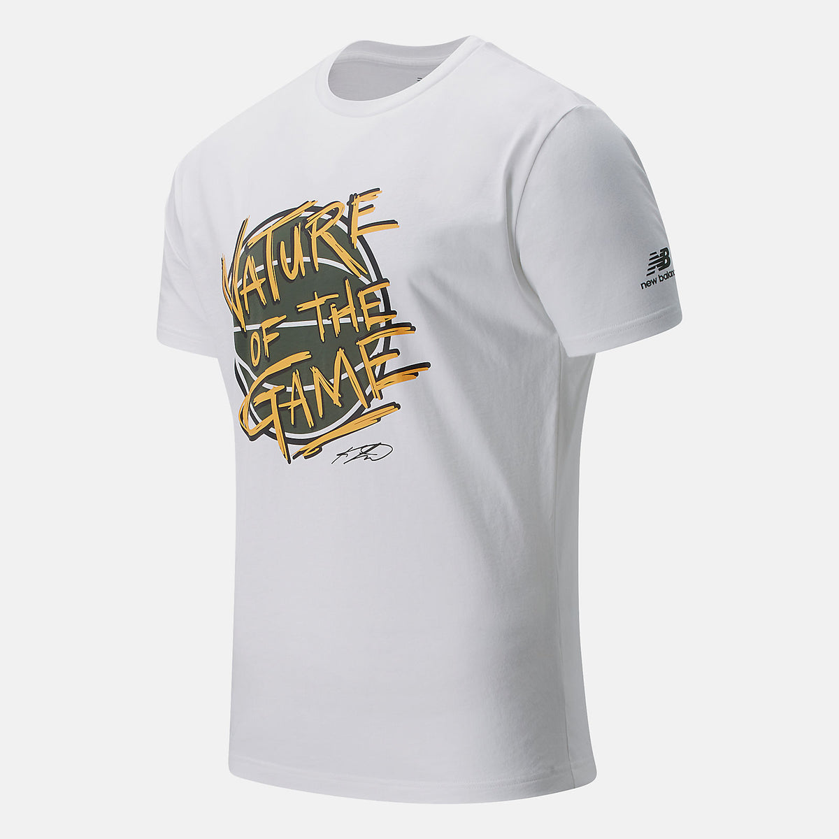 White KL2 Nature of the Game Graphic New Balance Clothing