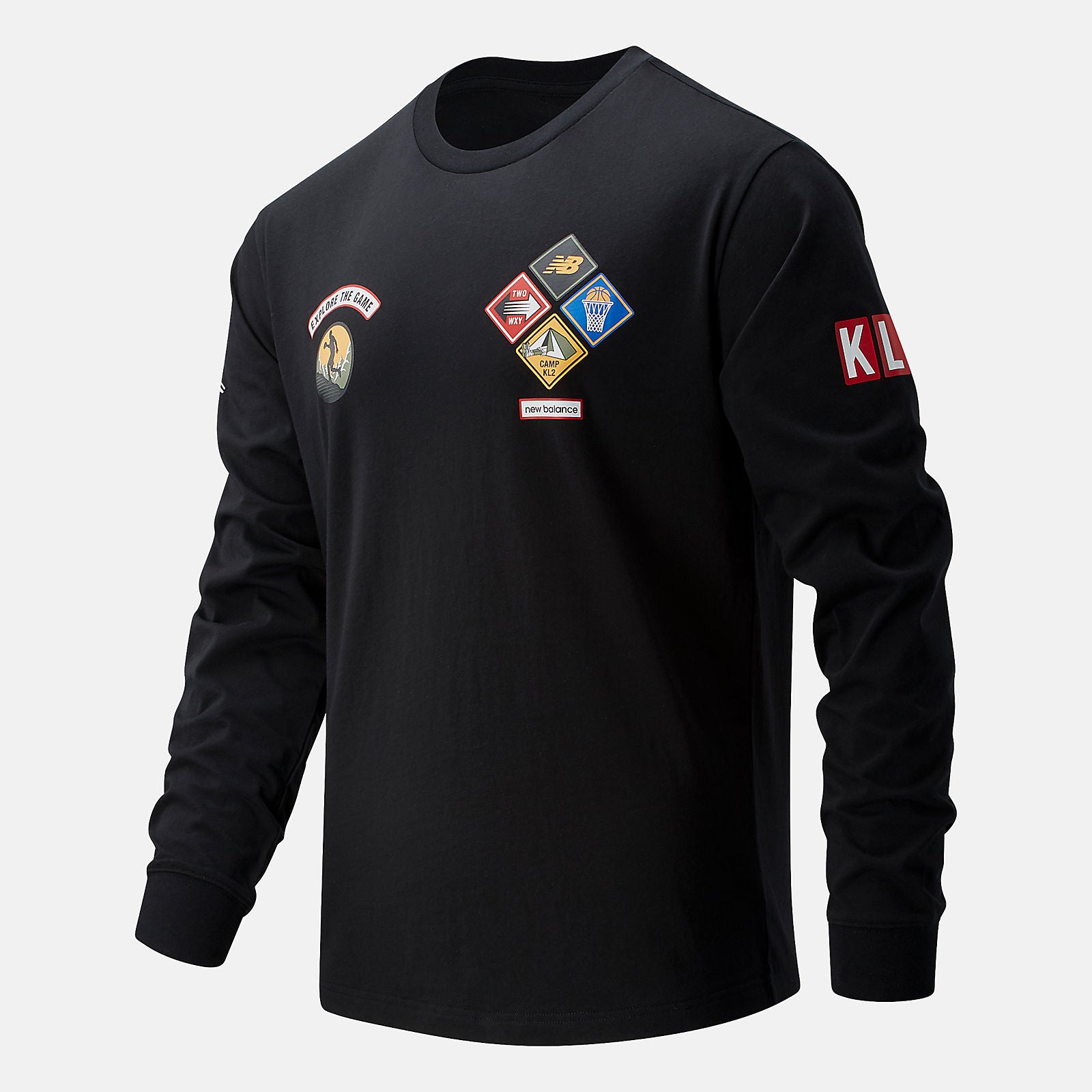 Black KL2 Nature of the Game Long Sleeve Graphic New Balance Clothing