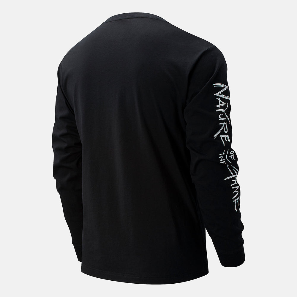 Black KL2 Nature of the Game Long Sleeve Graphic New Balance Clothing