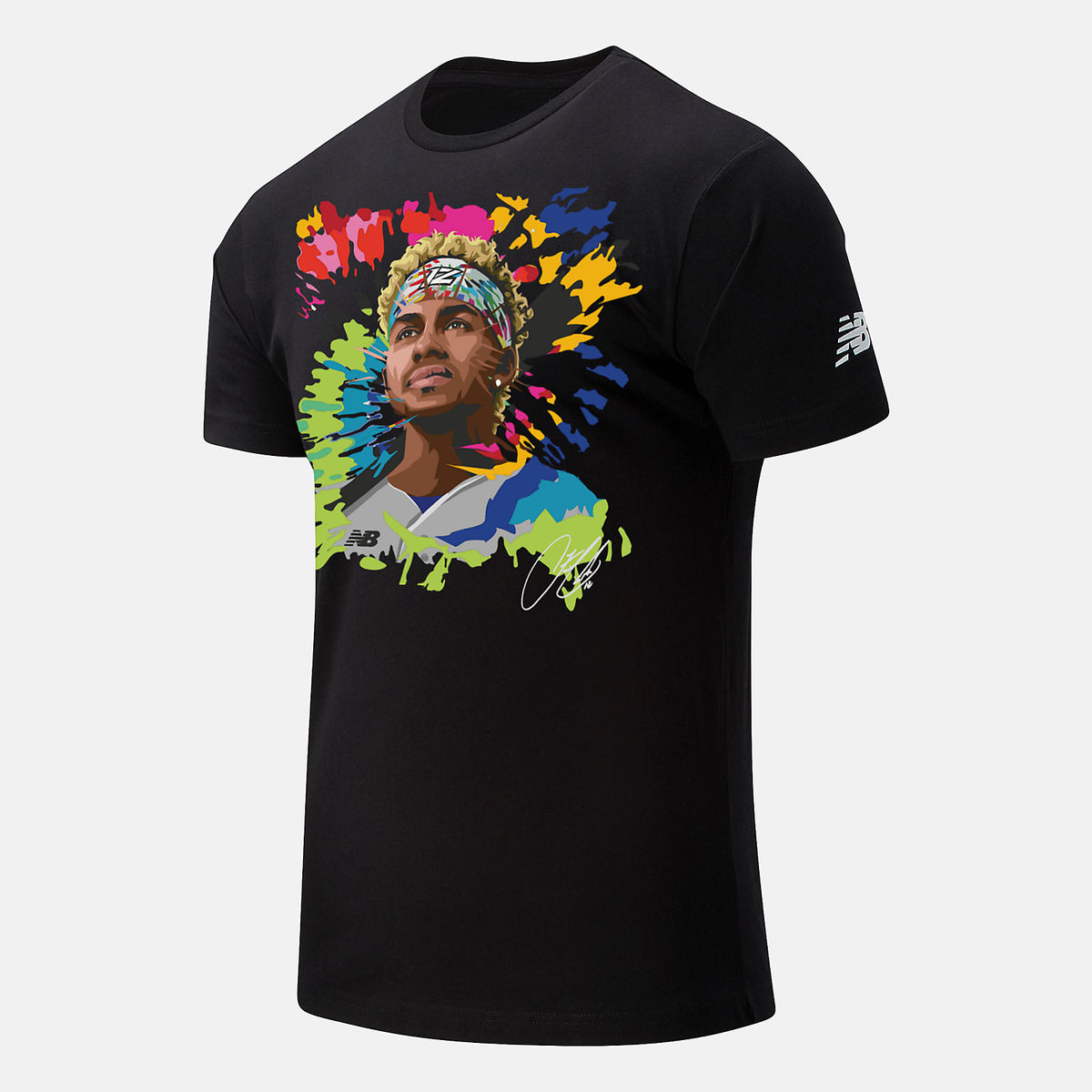 Black Lindor Mural Tee New Balance Clothing