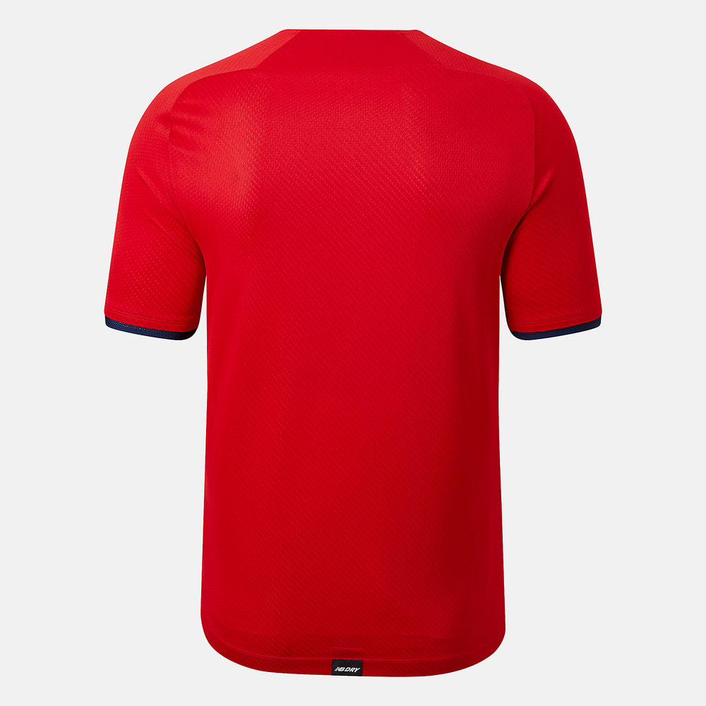 White Lille LOSC Home Short Sleeve Jersey New Balance Clothing