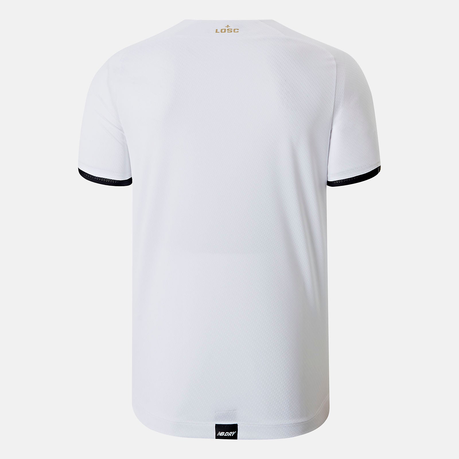White Lille LOSC Away Short Sleeve Jersey New Balance Clothing