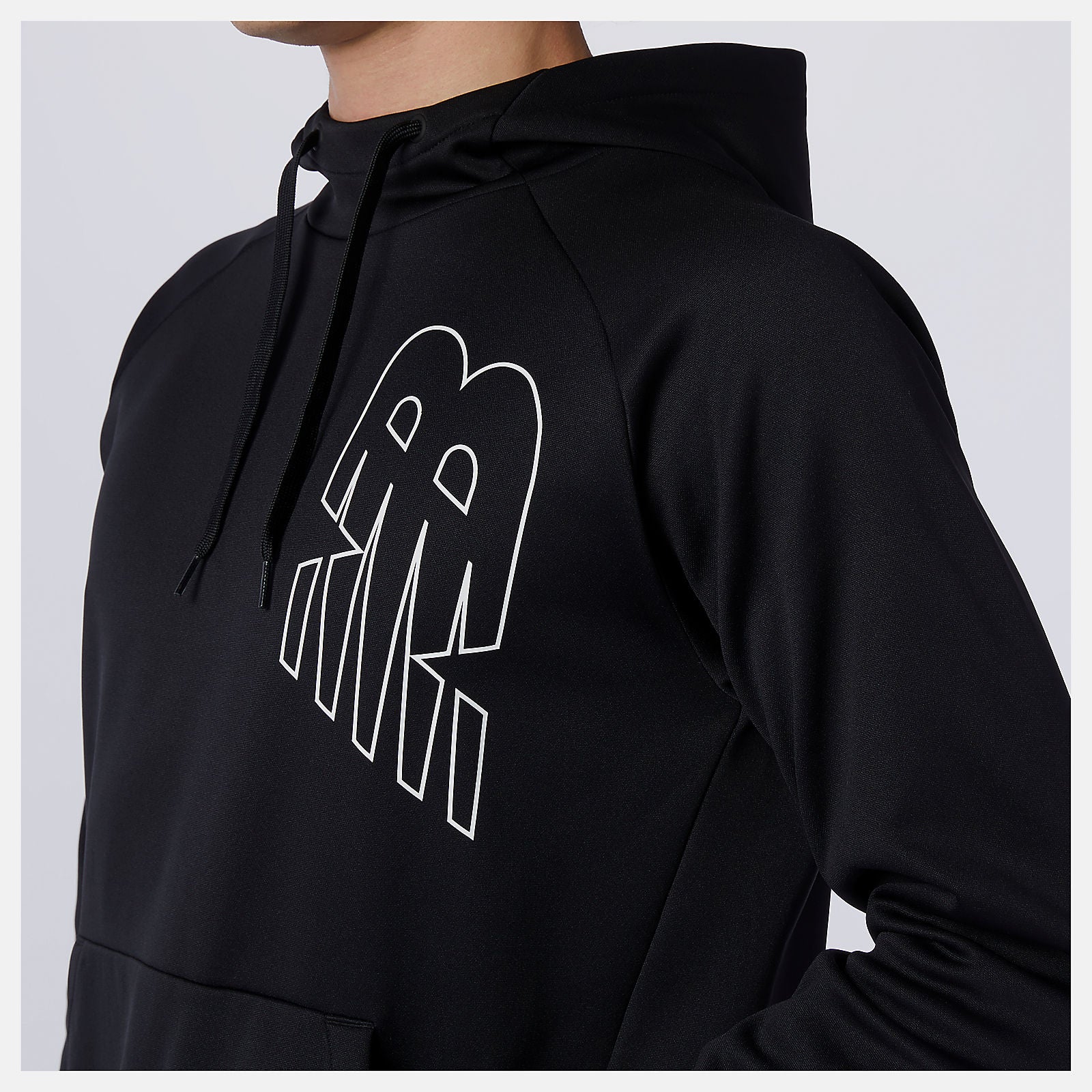 Black Tenacity Performance Fleece Pullover Hoodie New Balance Clothing
