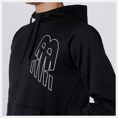 Black Tenacity Performance Fleece Pullover Hoodie New Balance Clothing