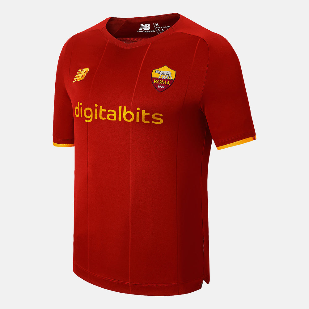Red AS Roma Home SS Jersey New Balance Clothing