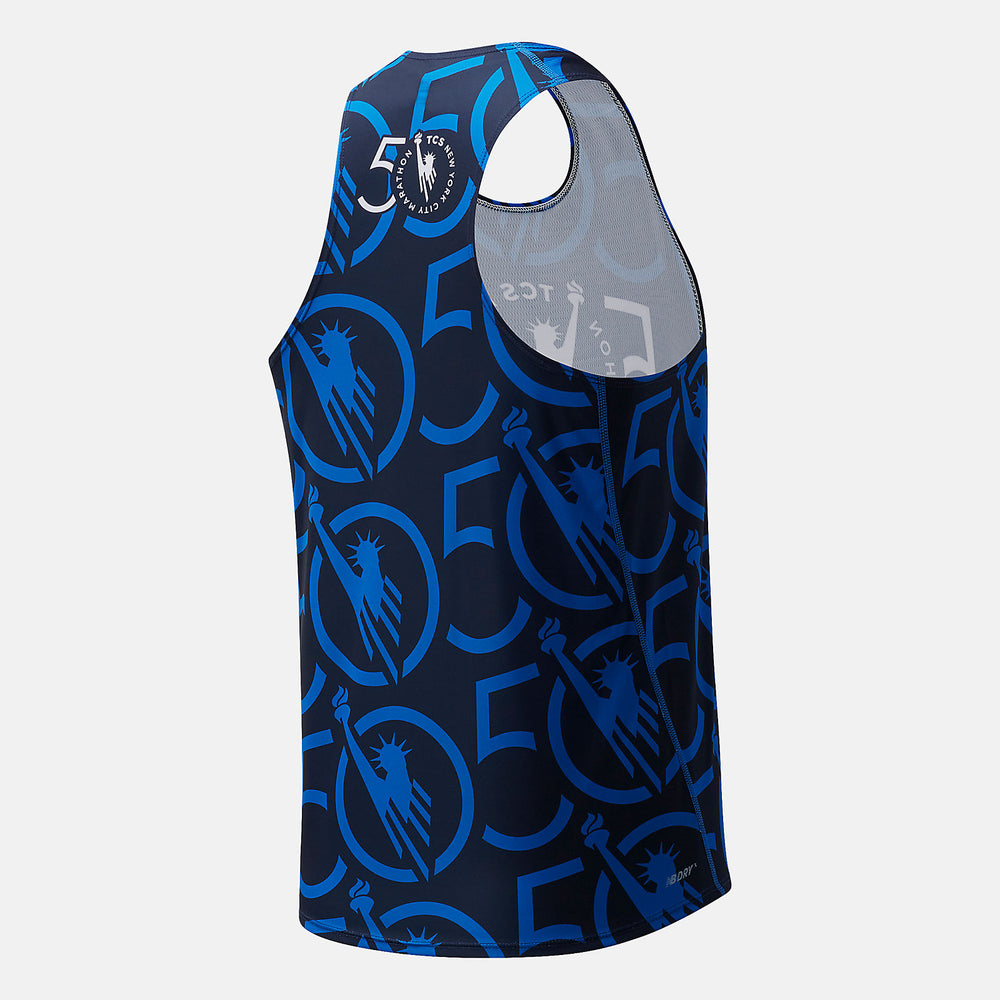 Rogue Wave TCS New York City Marathon Printed Singlet New Balance Clothing