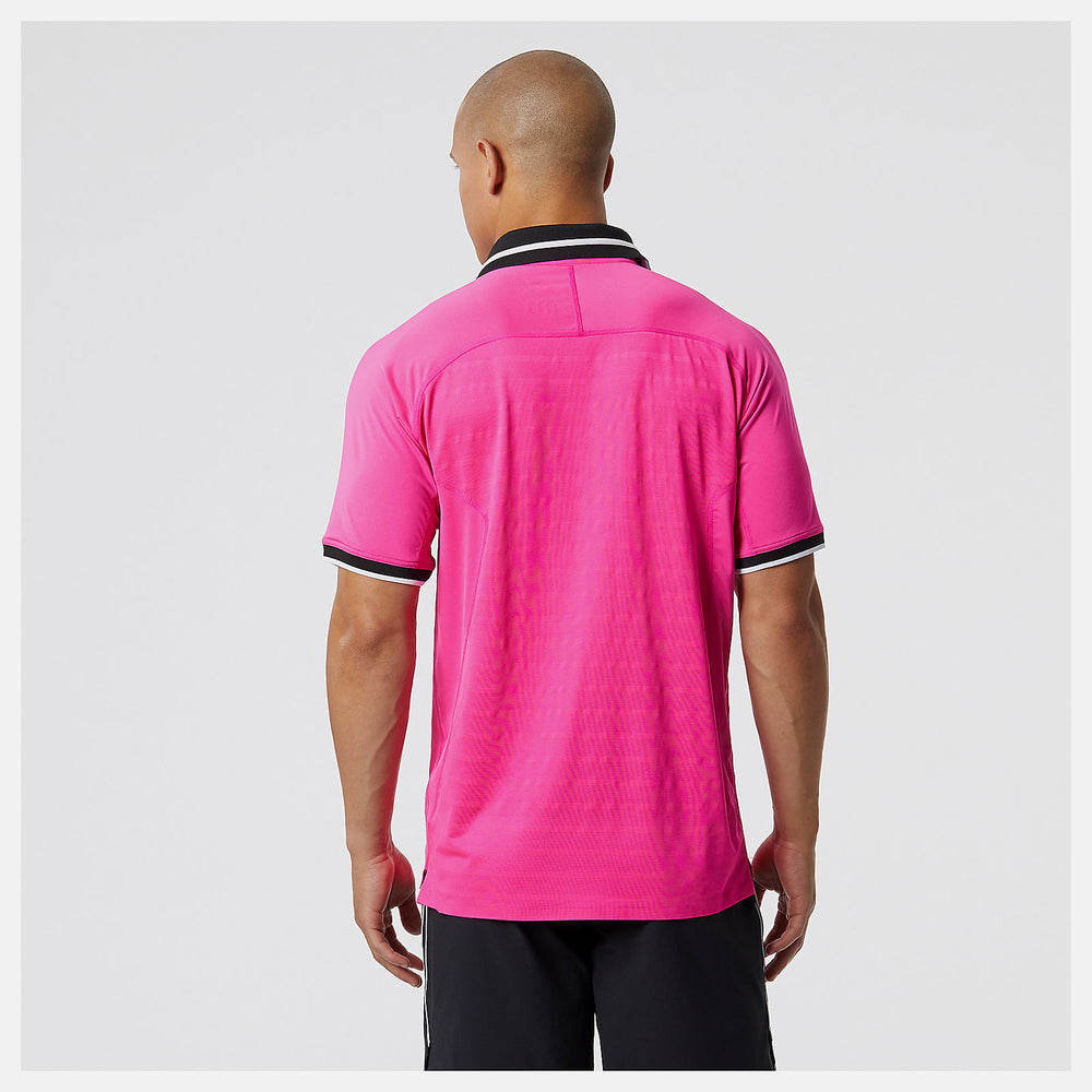 Pink Glo Tournament Polo New Balance Clothing