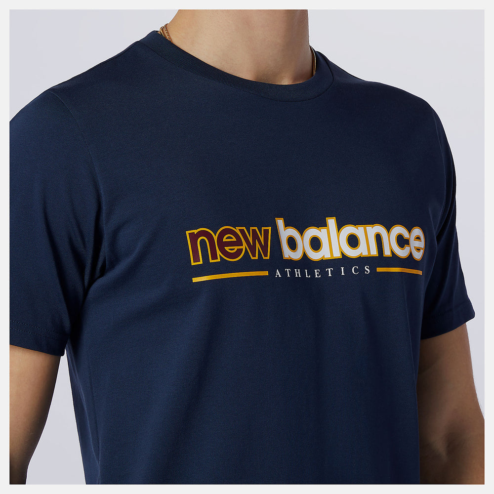 Natural Indigo NB Athletics Higher Learning Tee New Balance Clothing