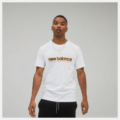 White NB Athletics Higher Learning Tee New Balance Clothing