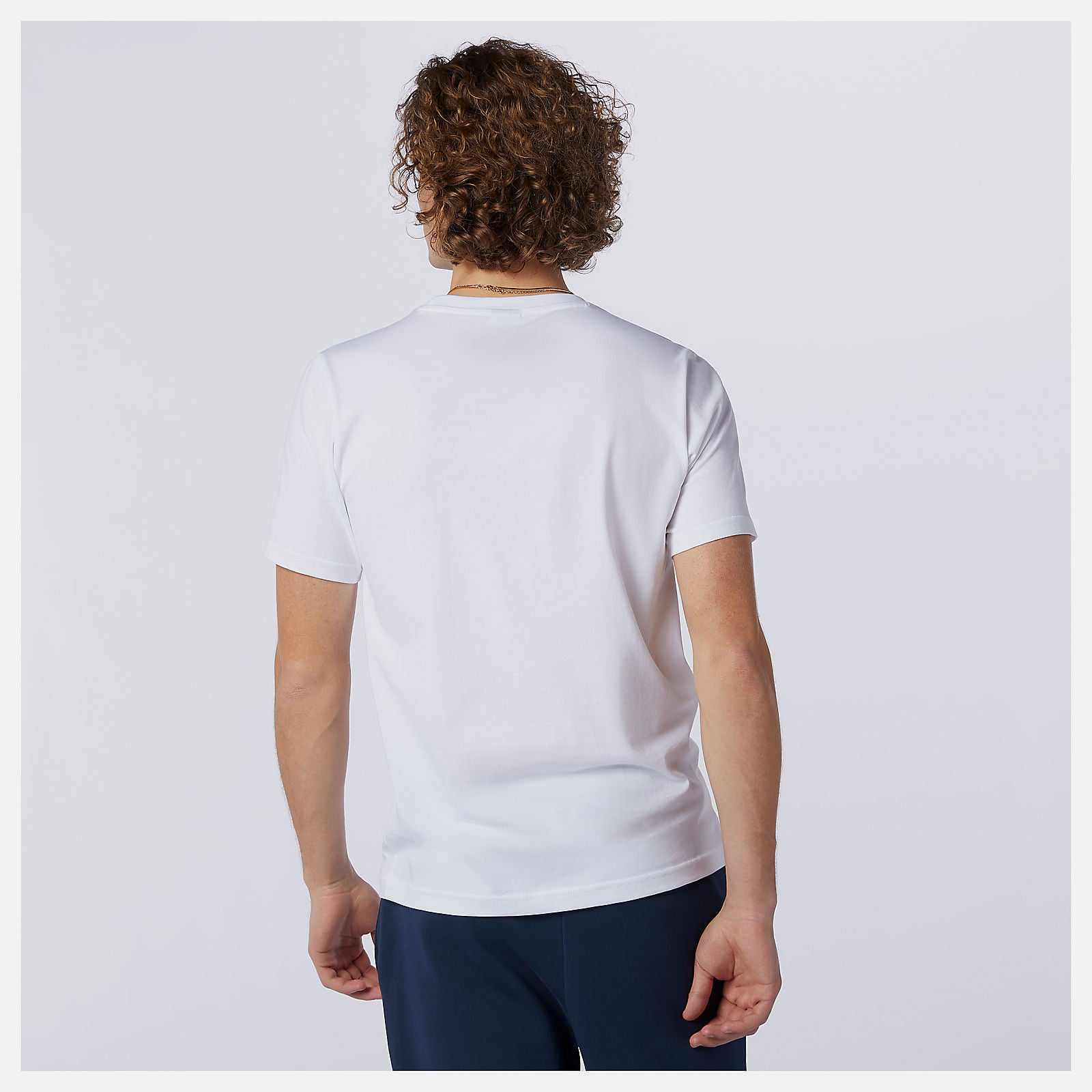 White NB Athletics Higher Learning Tee New Balance Clothing