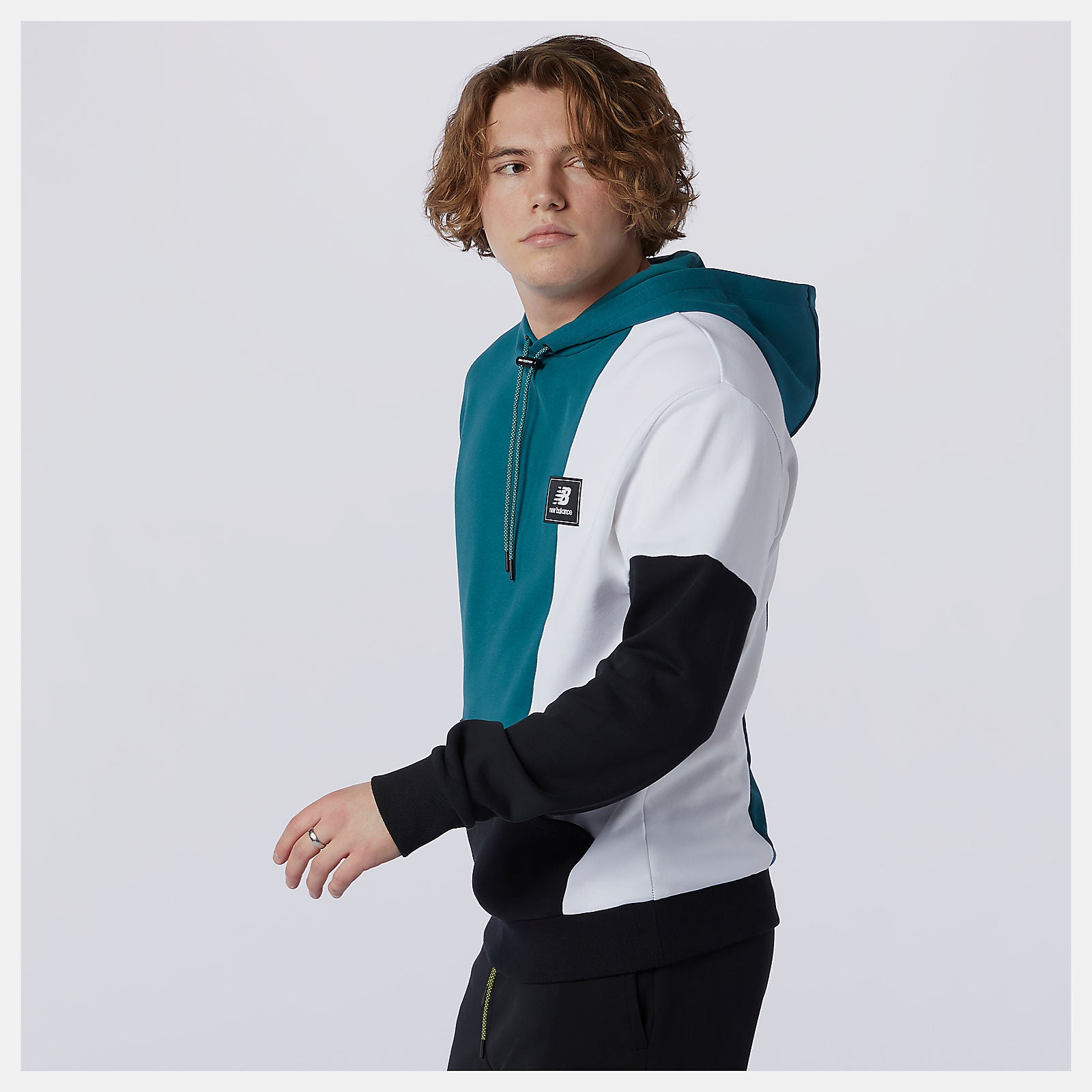 Teal NB Athletics Higher Learning Hoodie New Balance Clothing