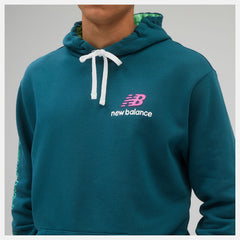 Mountain Teal NB Athletics Clash Hoodie New Balance Clothing
