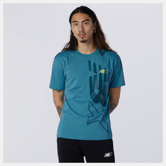 Sea NB Essentials NBX Graphic Tee 2 New Balance Clothing