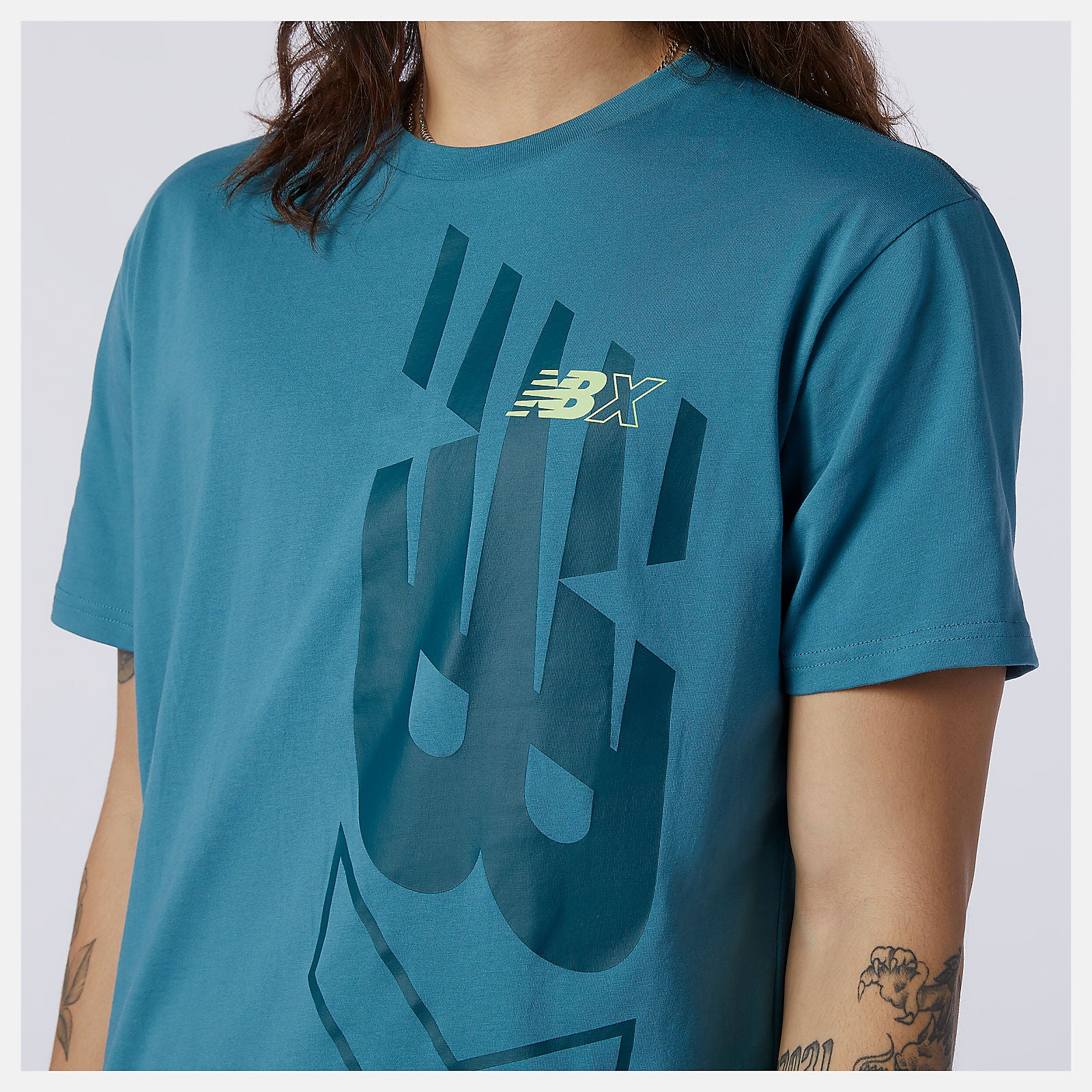 Sea NB Essentials NBX Graphic Tee 2 New Balance Clothing