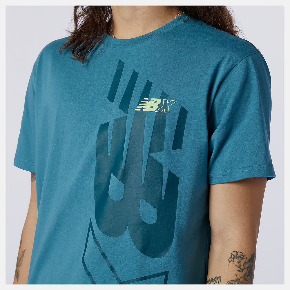 Sea NB Essentials NBX Graphic Tee 2 New Balance Clothing