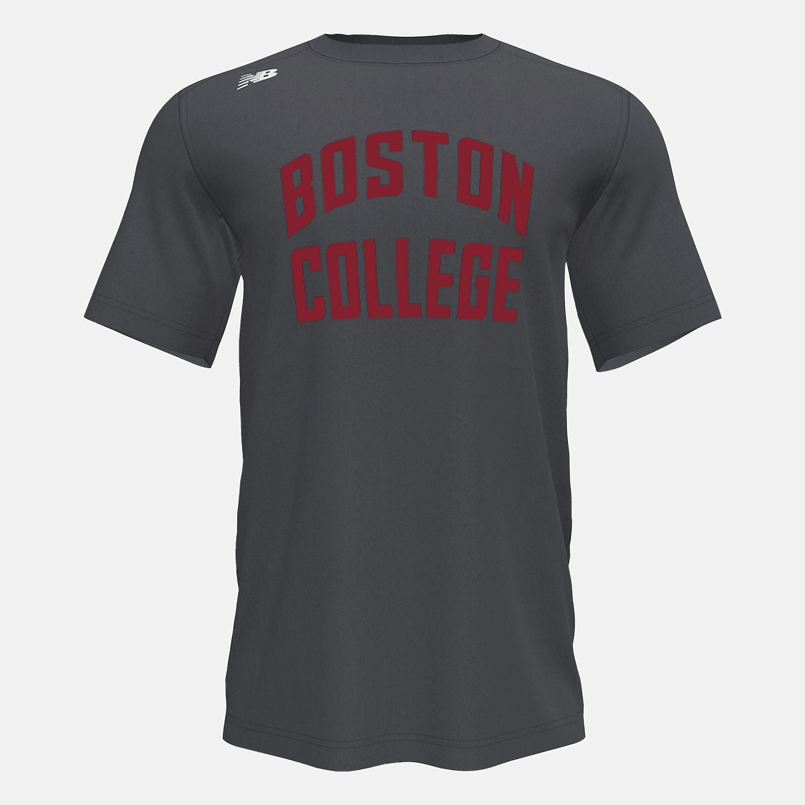 Dark Heather Short Sleeve Tech Tee(Boston College) New Balance Clothing