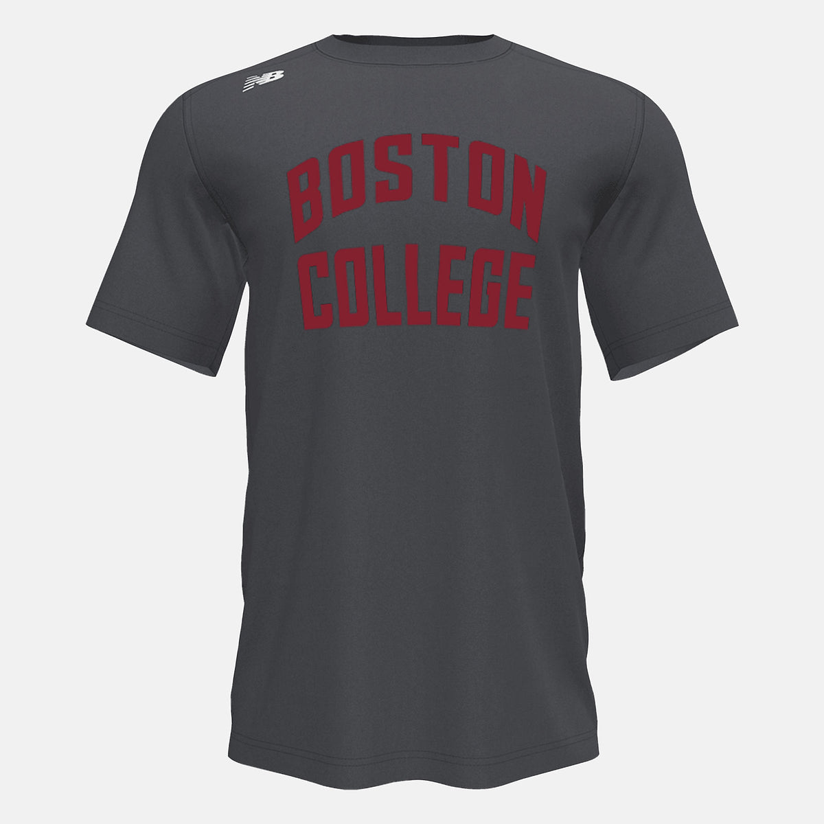 Dark Heather Short Sleeve Tech Tee(Boston College) New Balance Clothing