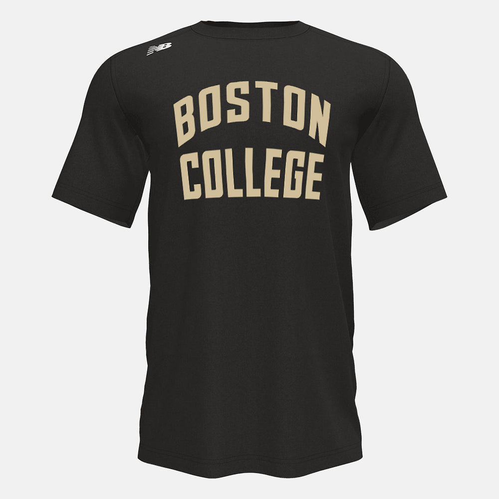 Team Black Short Sleeve Tech Tee(Boston College) New Balance Clothing