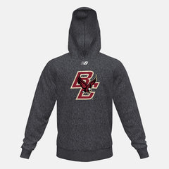 Black Heather NB Fleece Hoody(Boston College) New Balance Clothing