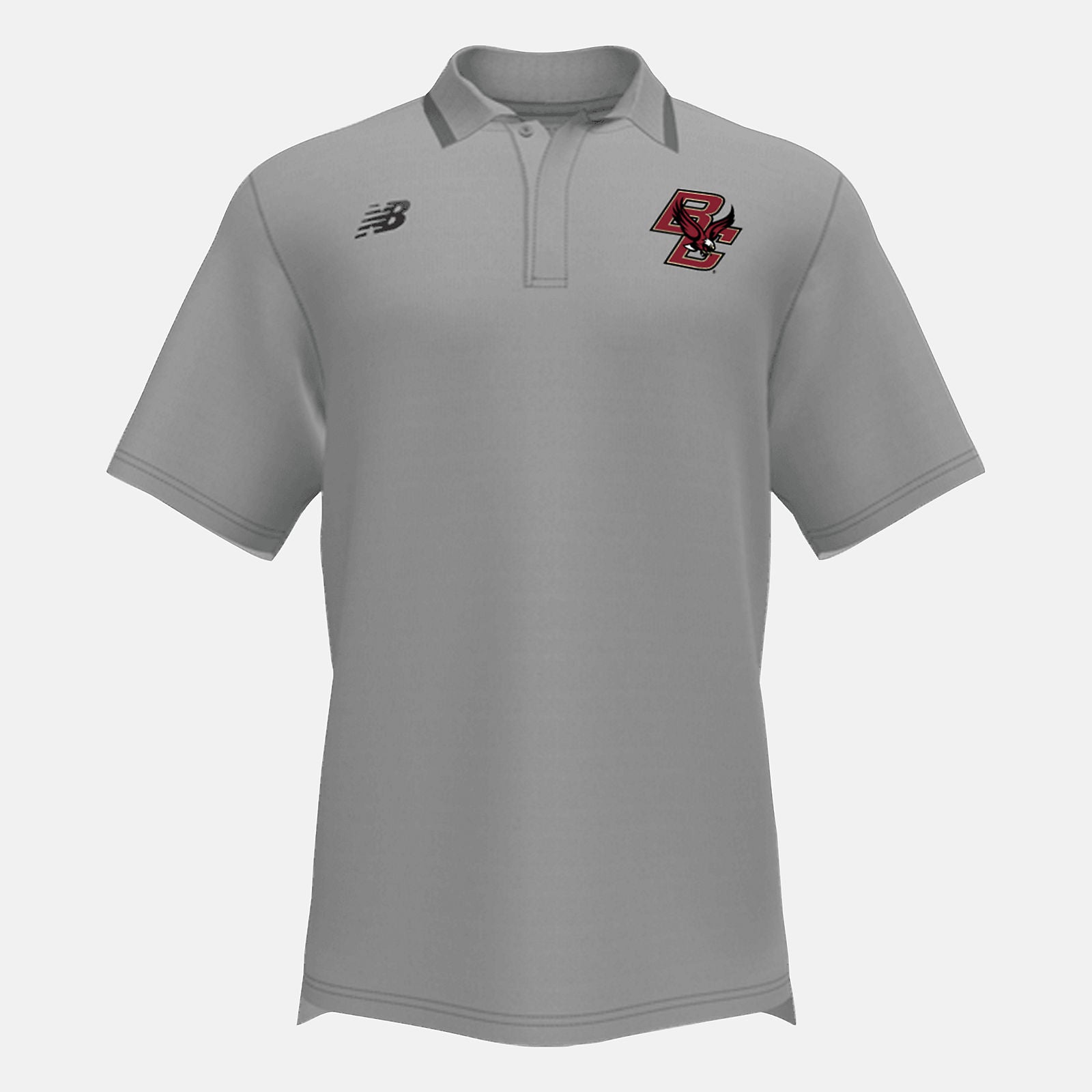 Light Grey Team Rally Polo(Boston College) New Balance Clothing