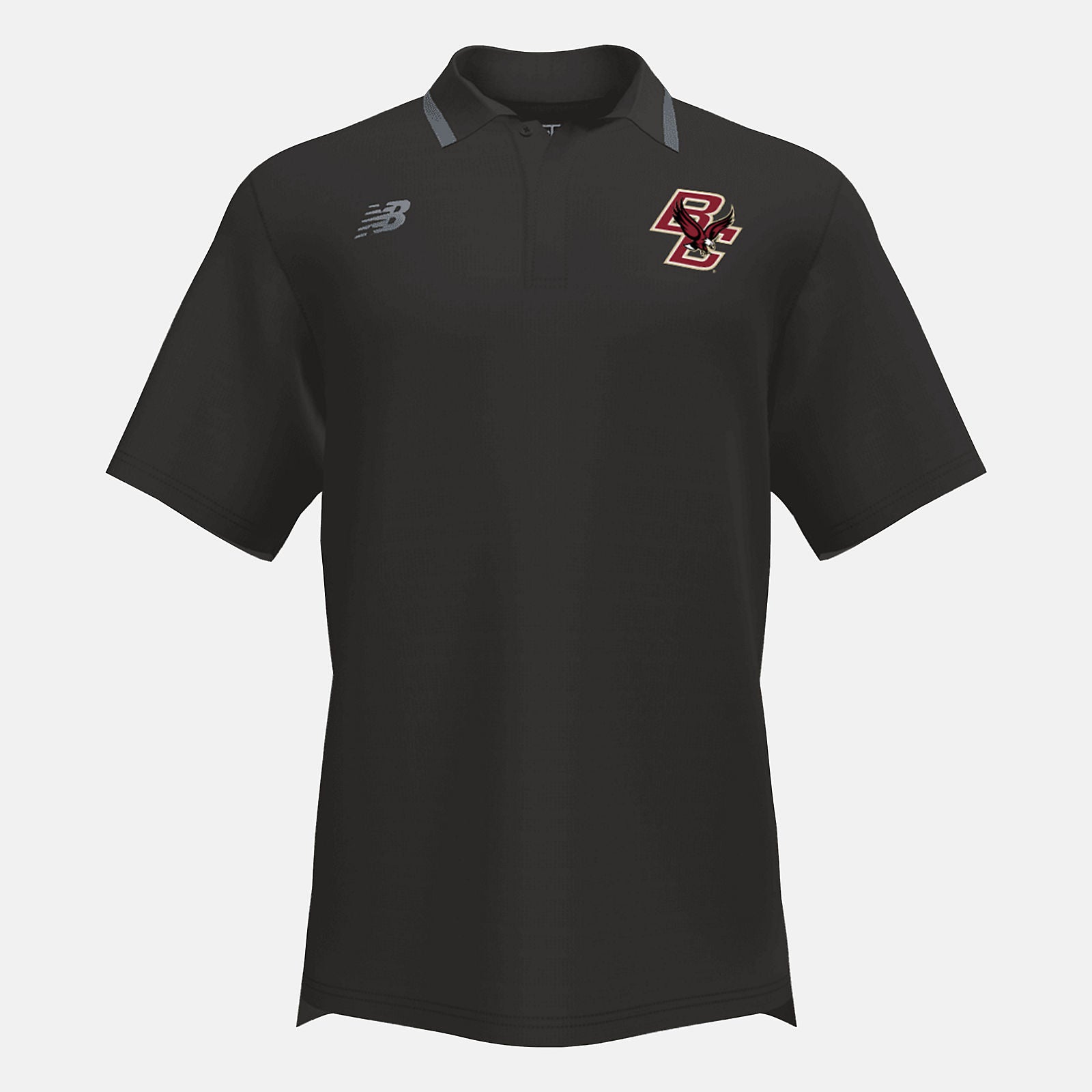 Team Black Team Rally Polo(Boston College) New Balance Clothing