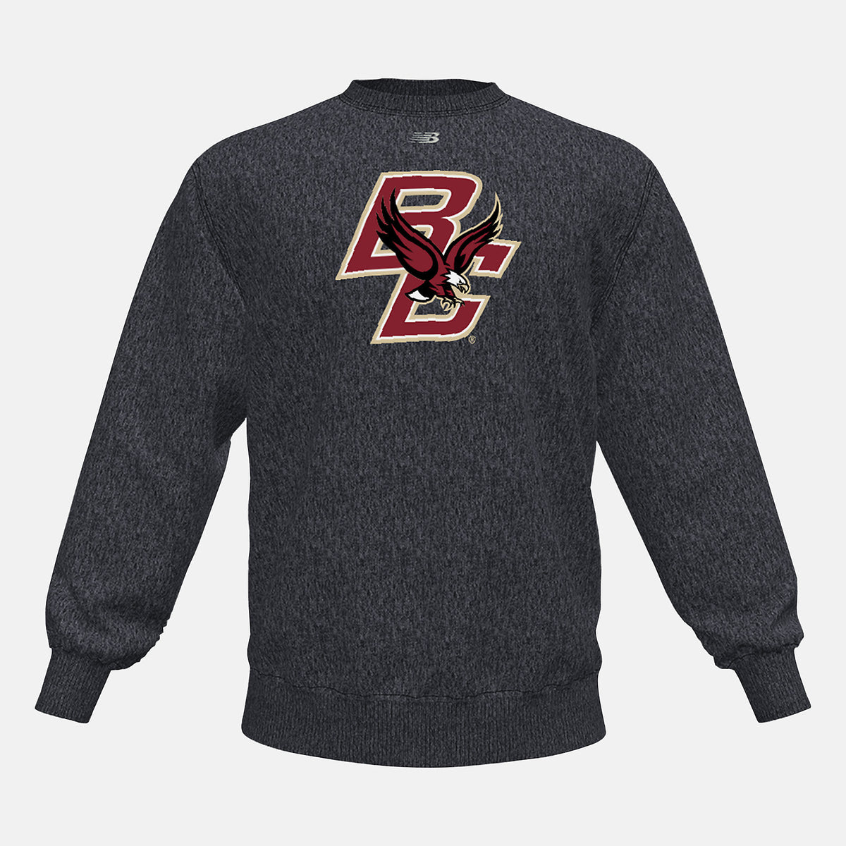 Black Heather NB Crew Fleece(Boston College) New Balance Clothing
