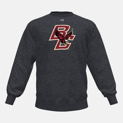 Black Heather NB Crew Fleece(Boston College) New Balance Clothing