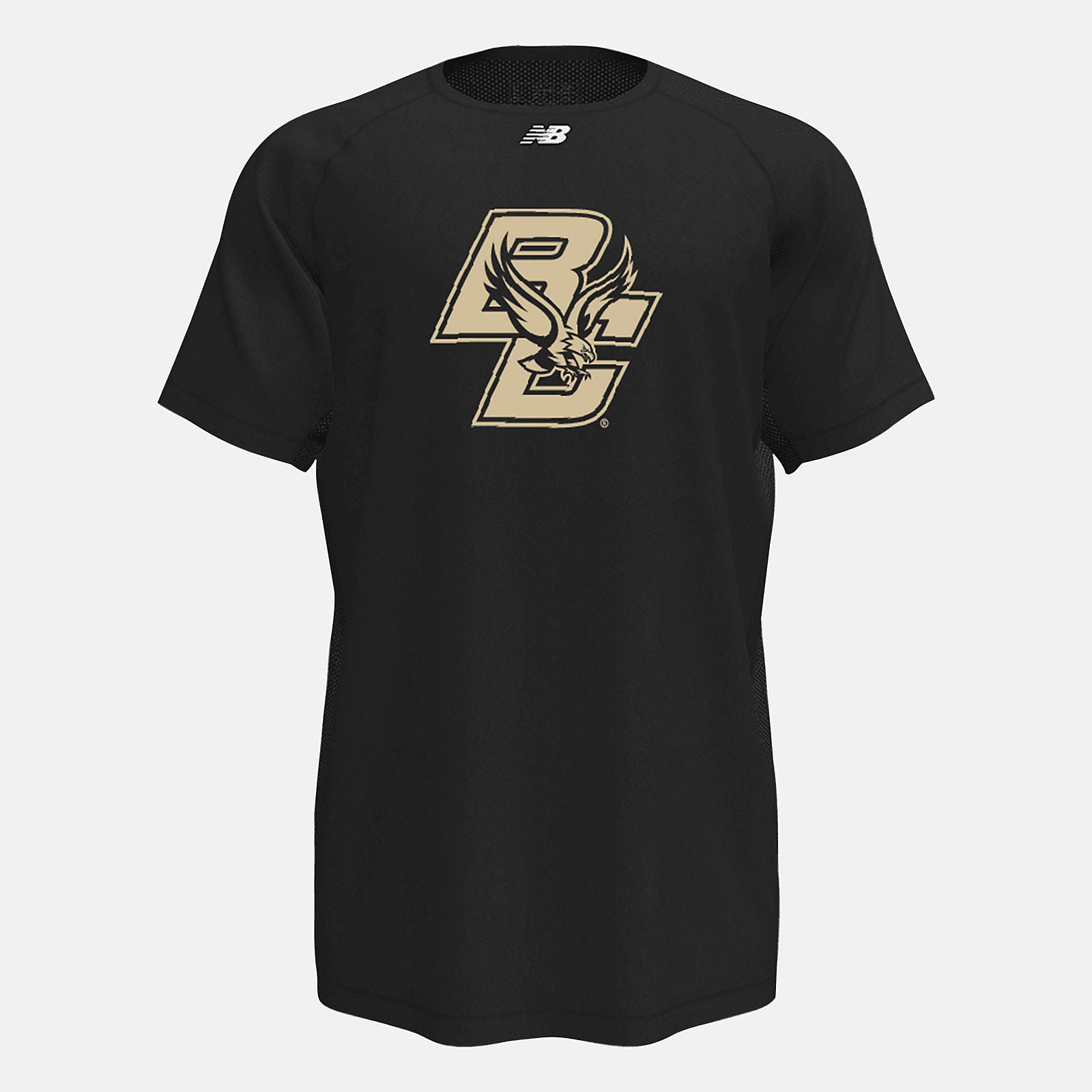 Team Black Raglan Tech Tee(Boston College) New Balance Clothing